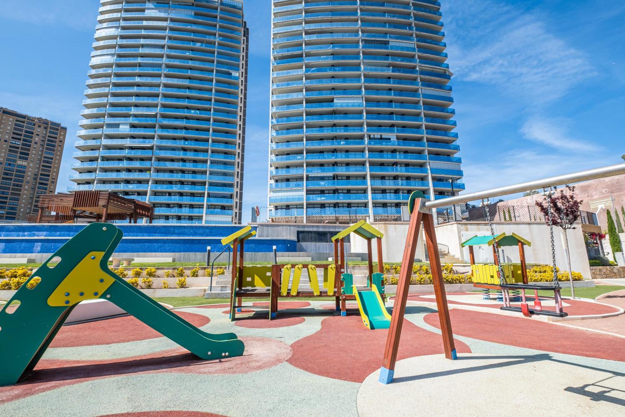 Sunset Drive Resort Apartment 4-8 Poniente Beach Benidorm Dış mekan fotoğraf